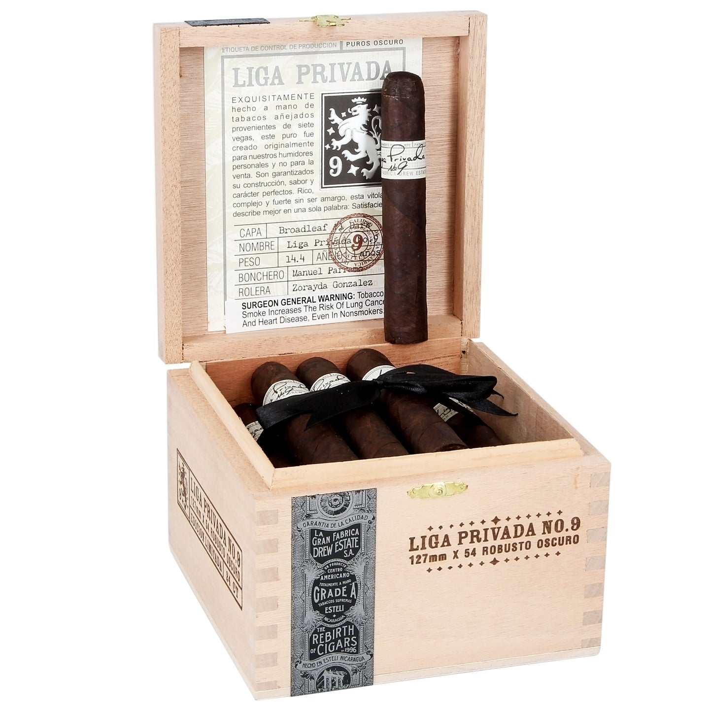 Liga Privada No.9 Robusto Oscuro