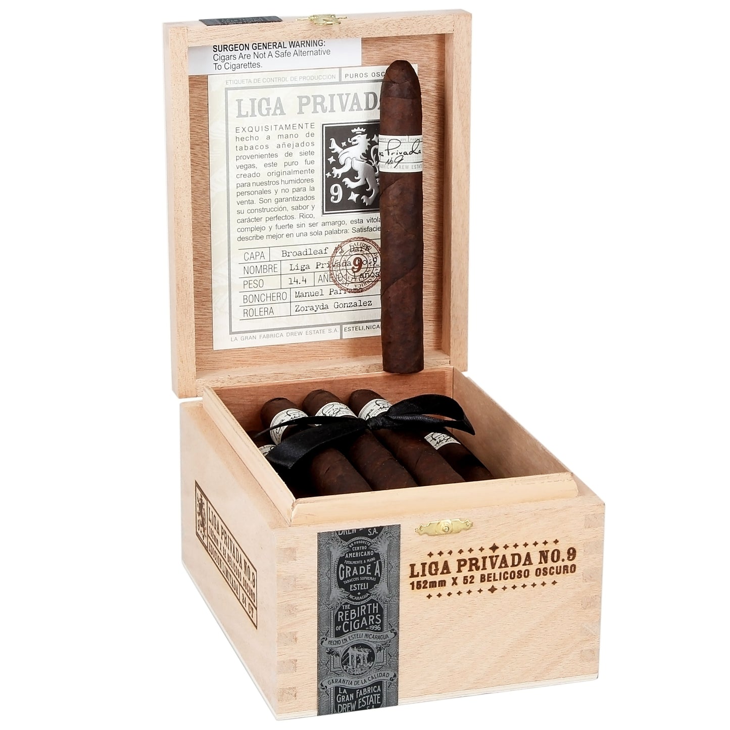 Liga Privada No.9 Belicoso Oscuro